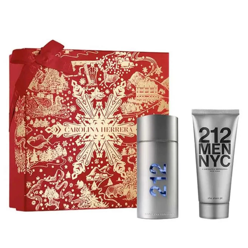 Carolina Herrera 212 Men NYC 2pc Gift Set ( EDT 100ml+ After Shave Balm 100ml )