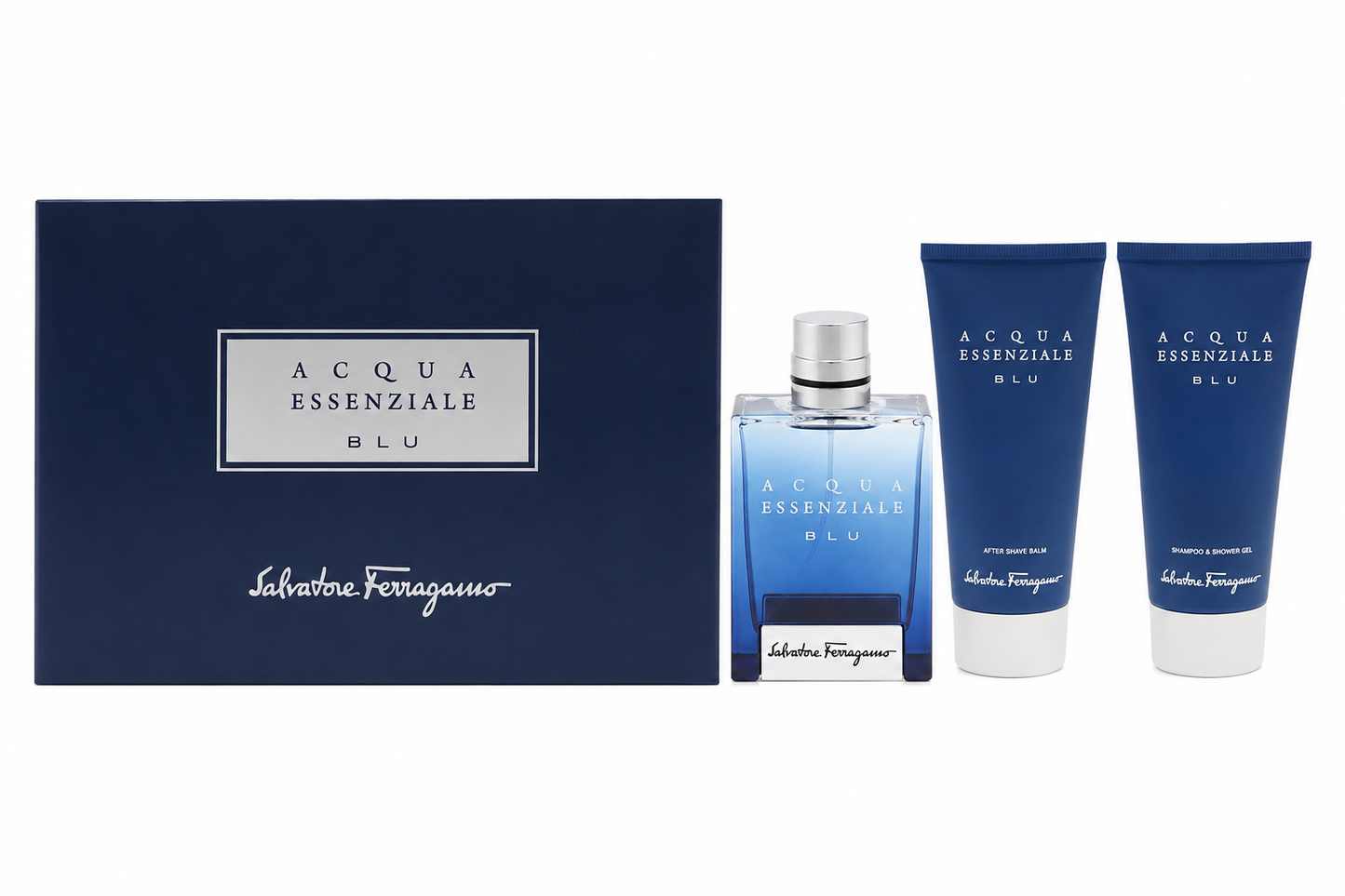 Salvatore Ferragamo Acqua Essenziale Blu 3-Piece Gift Set