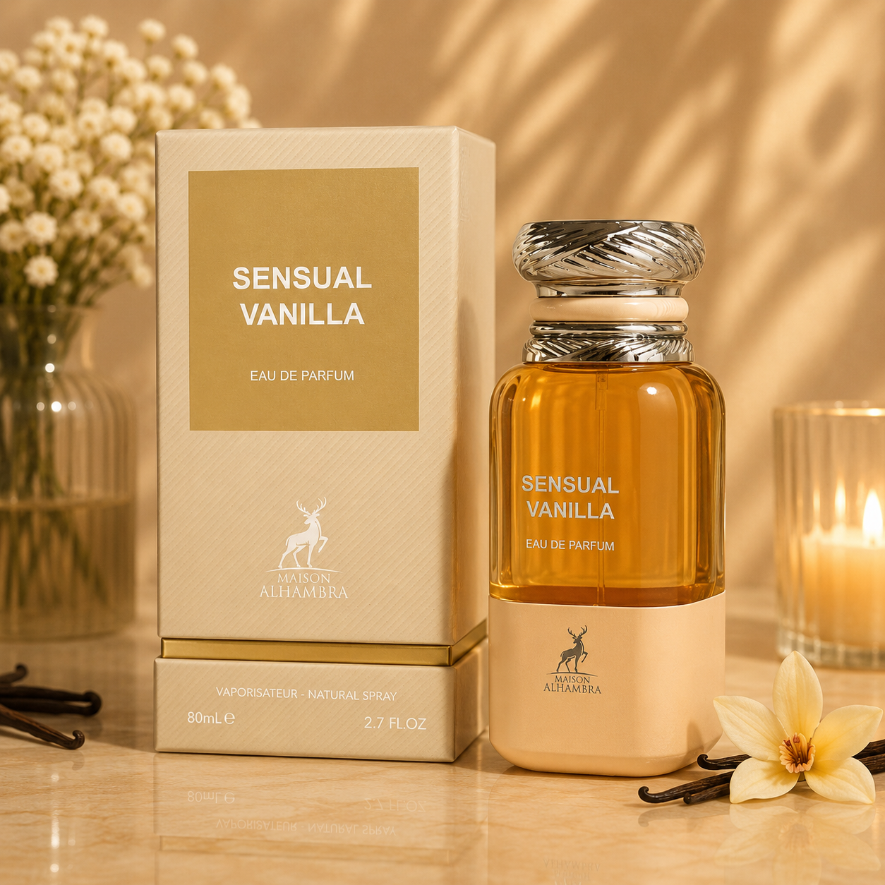 Maison Alhambra Sensual Vanilla Eau de Parfum 80ml / 2.7oz