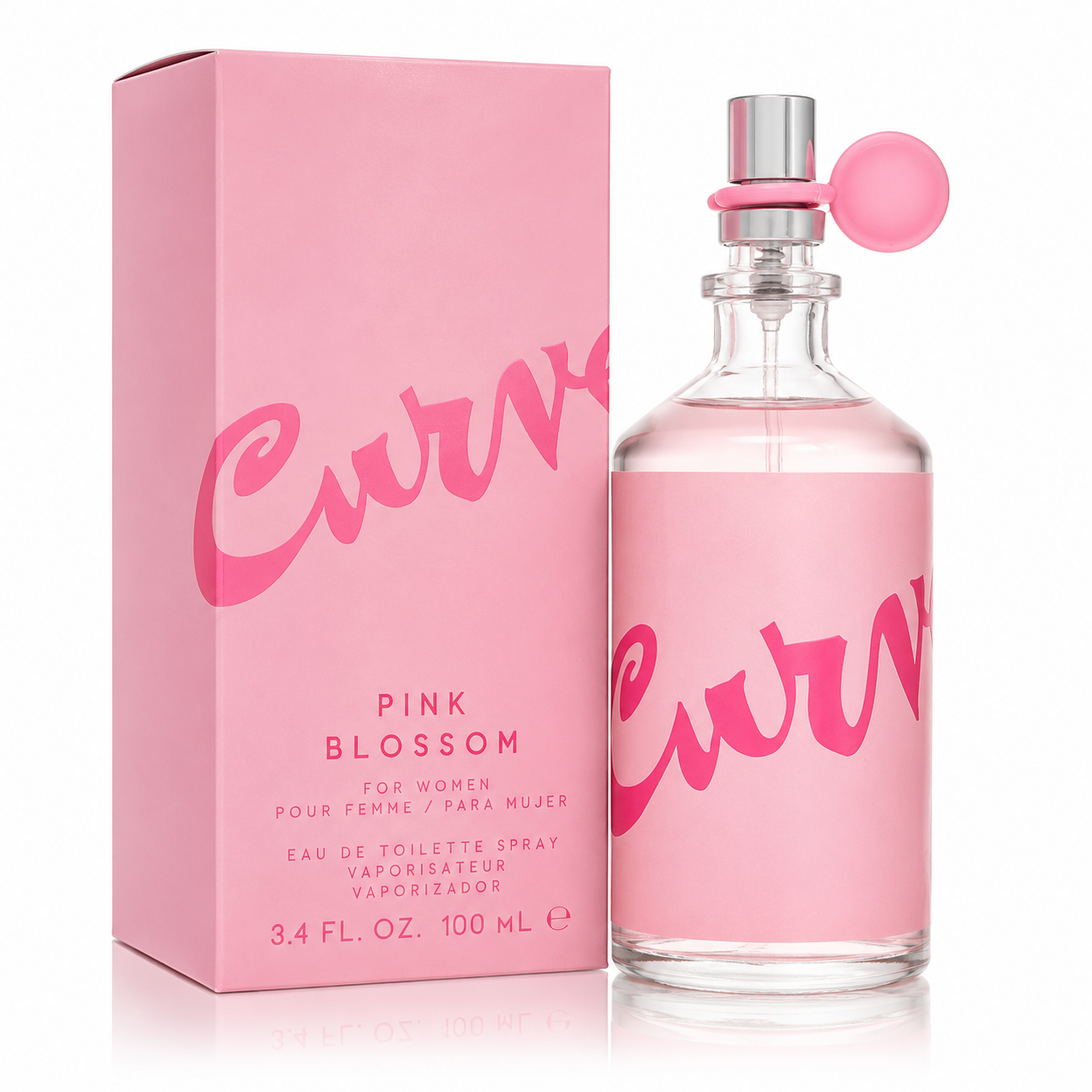 Curve Pink Blossom Eau de Toilette Spray 3.4 oz / 100 ml
