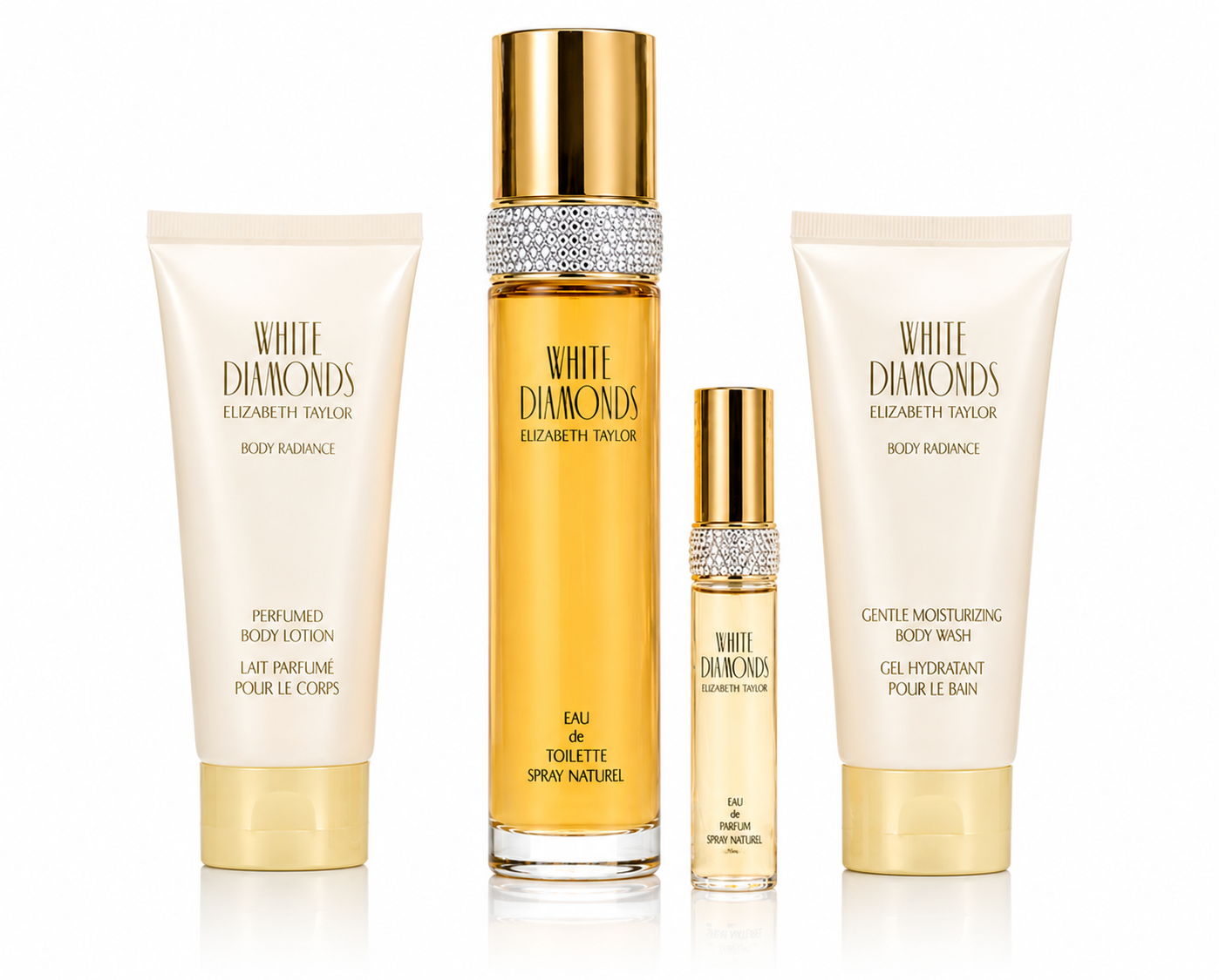 White Diamonds by Elizabeth Taylor Gift Set 4-Piece