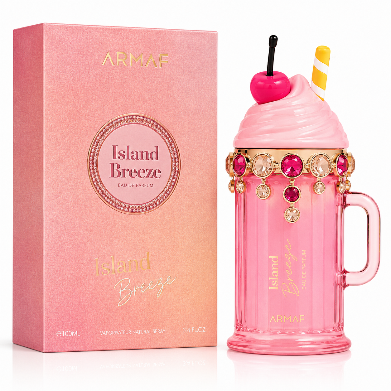 Island Breeze Pink Eau de Parfum 3.4 oz / 100 ml