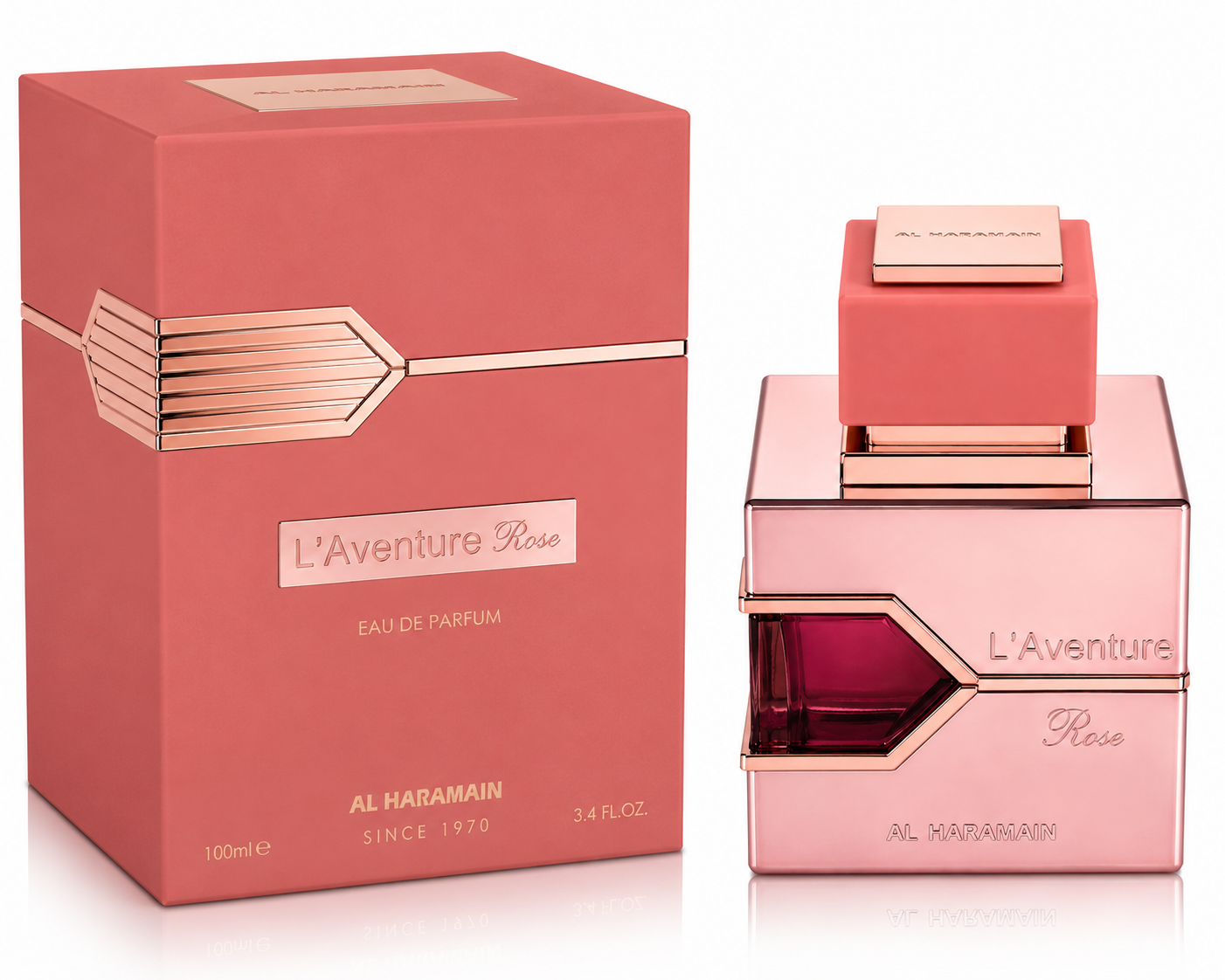 Al Haramain L'Aventure Rose Eau de Parfum 3.4 oz / 100 ml