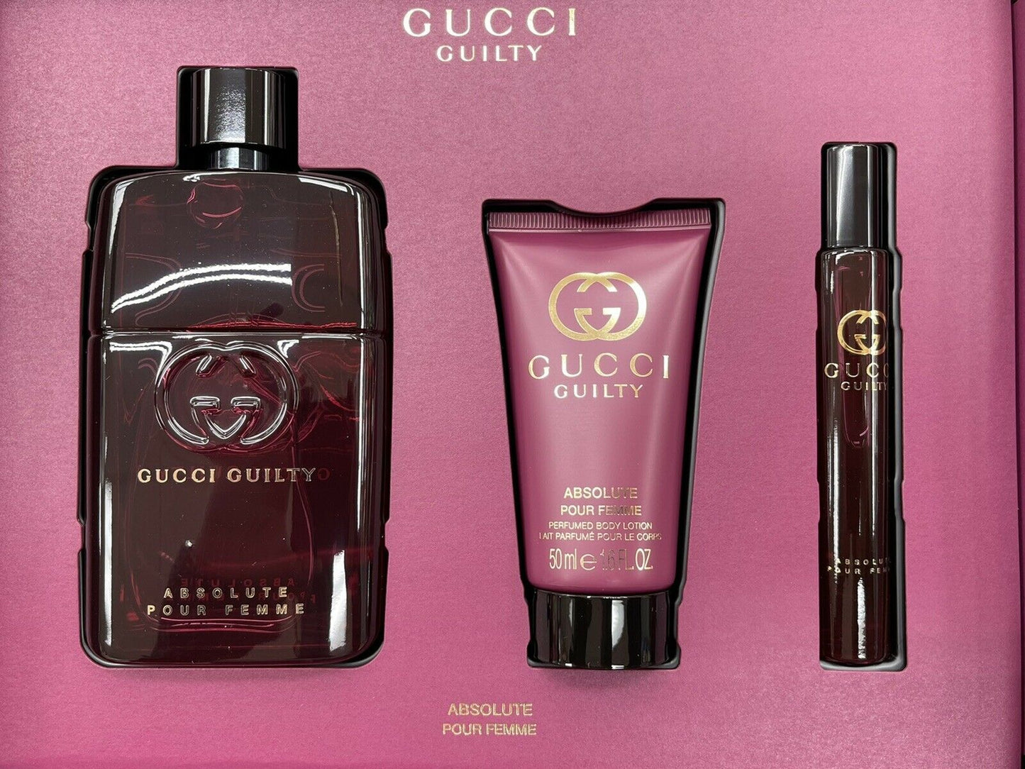 SET GUCCI GUILTY ABSOLUTE W.3 PC.