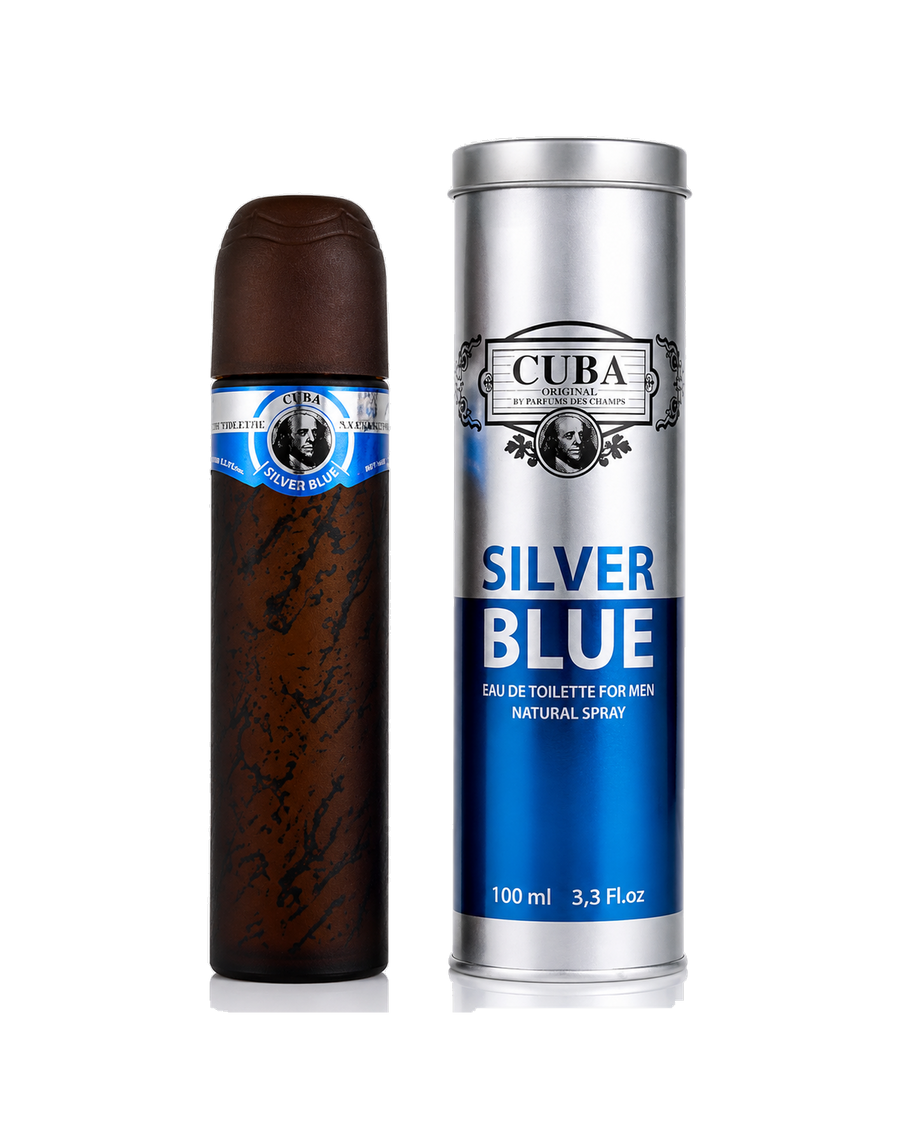Cuba Silver Blue for Men EDT 100 ml