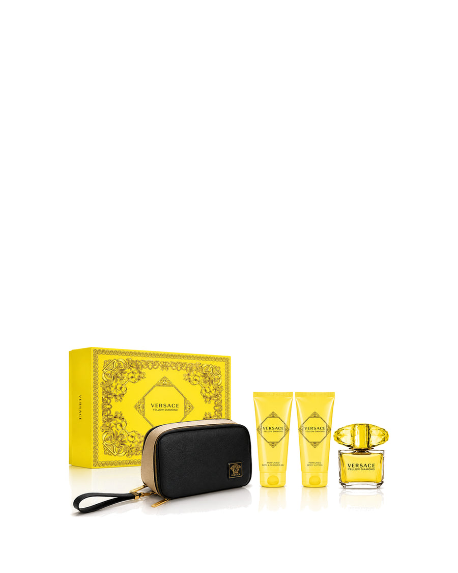 Versace Yellow Diamond 4-Piece with Wallet EDT