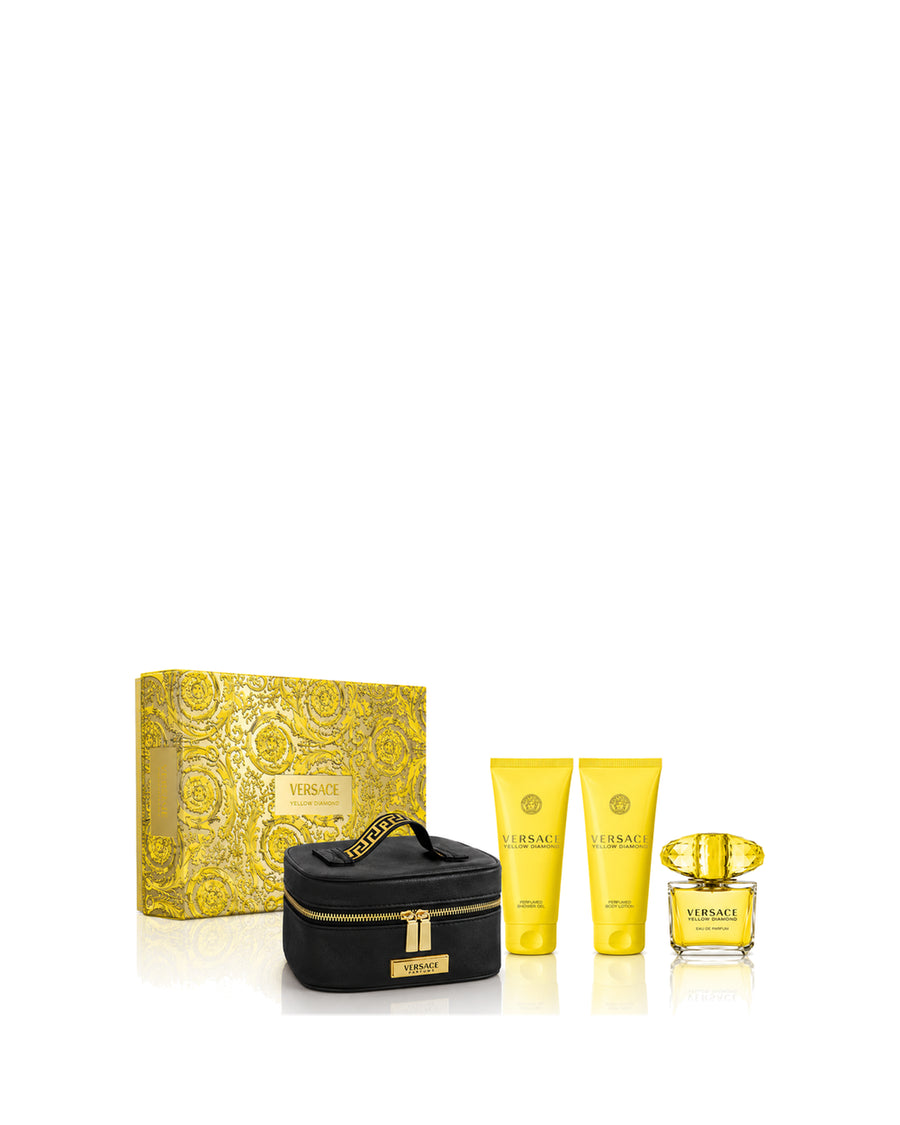 Versace Yellow Diamond 4-Piece with Pouch EDT
