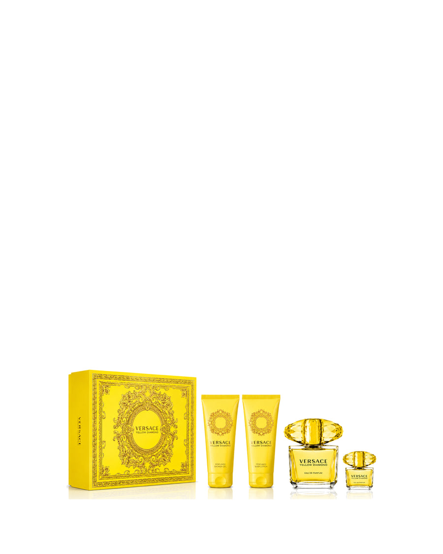 Versace Yellow Diamond 4-Piece with Mini EDT