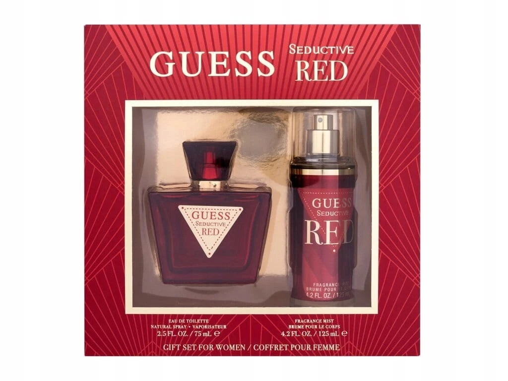 Guess Seductive Red 2pc Gift Set (EDT 75ml+Fragrance Mist 125ml)