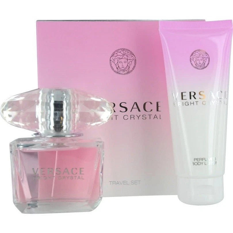 Versace Bright Crystal 2pc Gift Set (EDT 90ml+ Body Lotion 100ml)