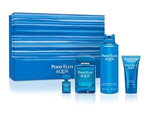 Perry Ellis Aqua for Men 4-Piece Gift Set.