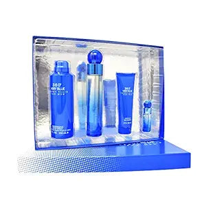 Perry Ellis Fragrances 360 very blue - 4-piece gift set, 3.4 Fl Oz