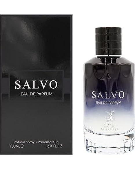 Maison Alhambra Salvo for Men Eau de Parfum Spray, 3.4 Ounces / 100 ml