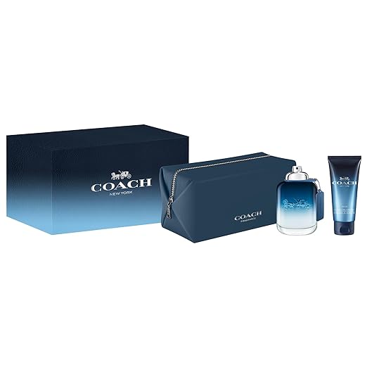 Coach Blue Eau De Toilette 3 Piece Gift Set