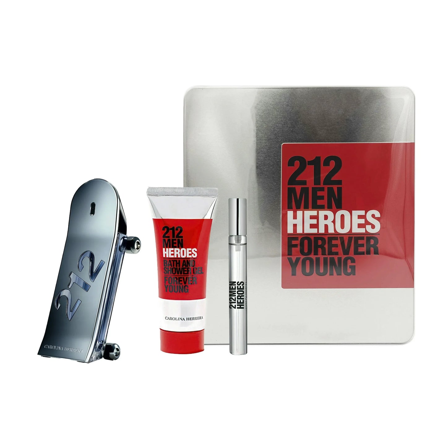 SET 212 MEN HERO CAROLNA HERRERA 3 PC.