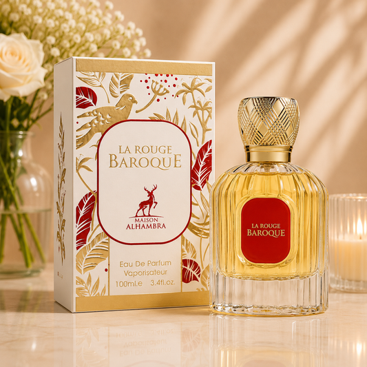 Maison Alhambra La Rouge Baroque Eau de Parfum 100ml / 3.4oz