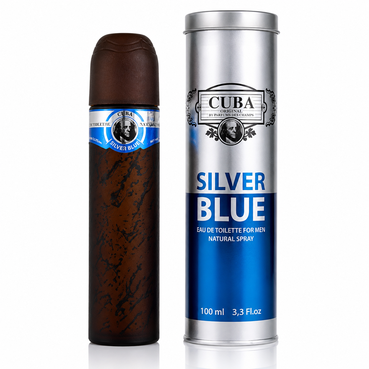 Cuba Silver Blue for Men EDT 100 ml