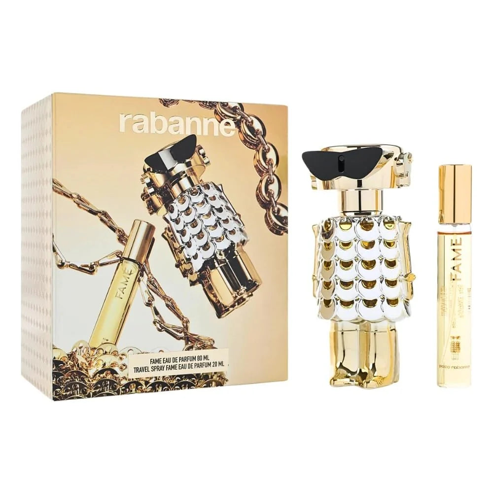 Paco Rabanne Fame 2pc Gift Set (EDP 80ml+Travel Spray EDP 20ml)