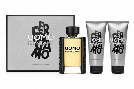 Salvatore Ferragamo Uomo Ferragamo EDT pour Homme 3-Piece Gift Set