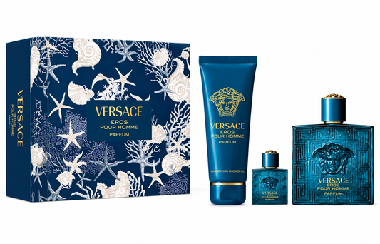 Versace Eros pour Homme PARFUM 3-Piece Gift Set