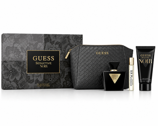 Guess Seductive Noir 4-piece with Pouch EDT