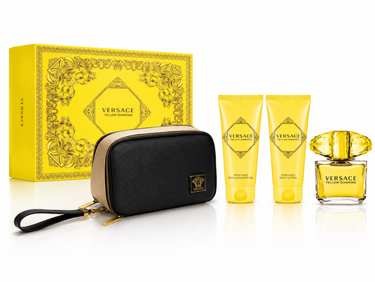 Versace Yellow Diamond 4-piece with Wallet EDT