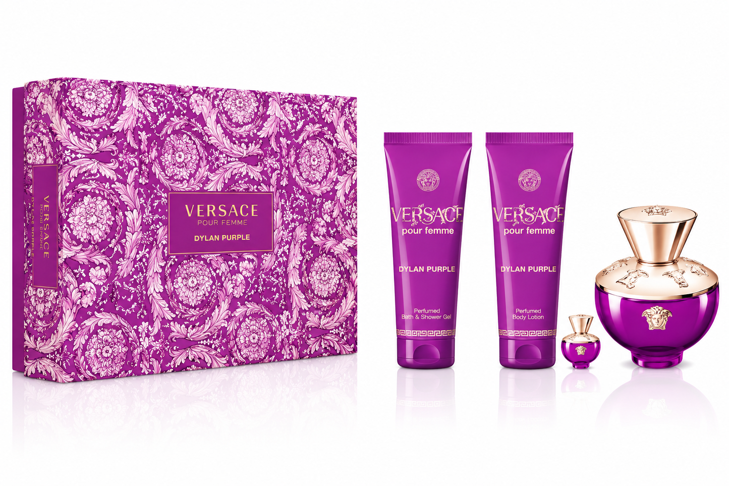 Versace Dylan Purple 4-piece with Mini EDP