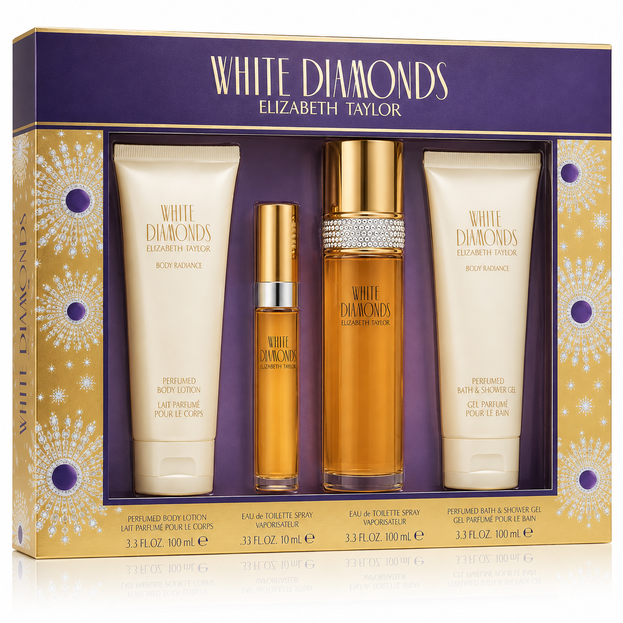 Elizabeth Taylor White Diamonds EDT 4-Piece Gift Set