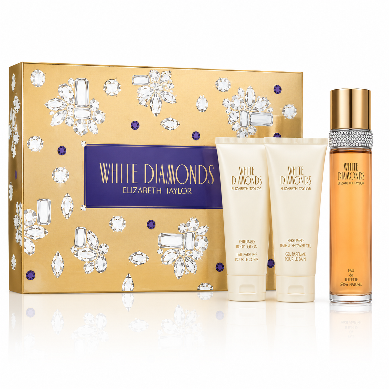 Elizabeth Taylor White Diamonds EDT/BODY LOTION 3-Piece Gift Set