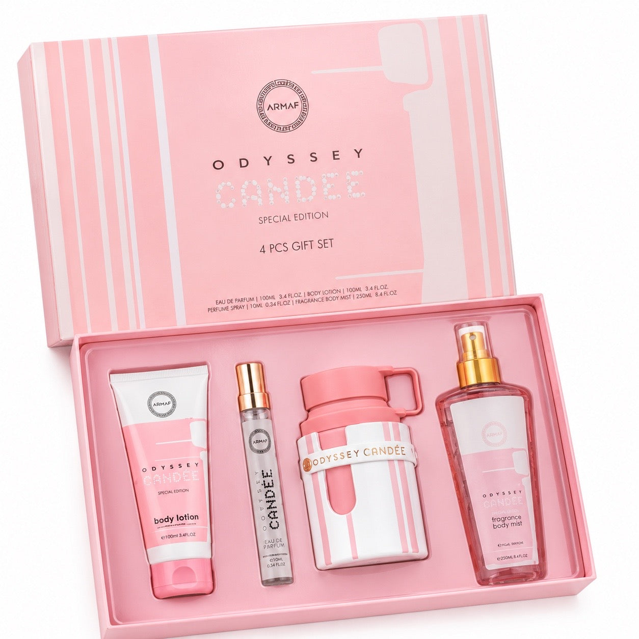 Armaf Odyssey Candee Special Edition EDP/BODY MIST 4-Piece Gift Set