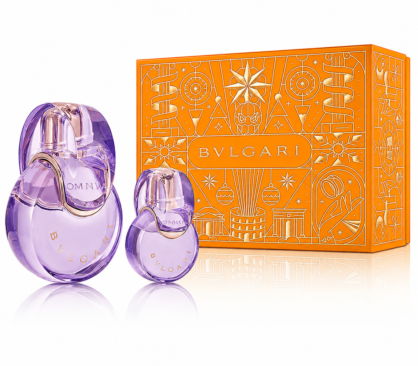 Bvlgari Omnia Amethyste EDT 100 & 15ml / 3.4 & 0.5oz 2-Piece Gift Set