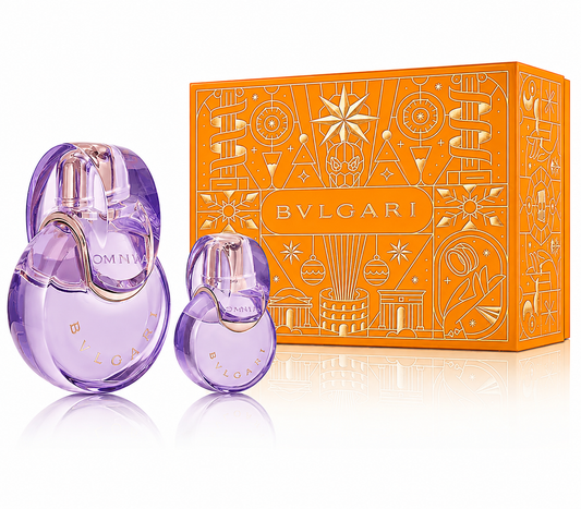 Bvlgari Omnia Amethyste EDT 100 & 15ml / 3.4 & 0.5oz 2-Piece Gift Set