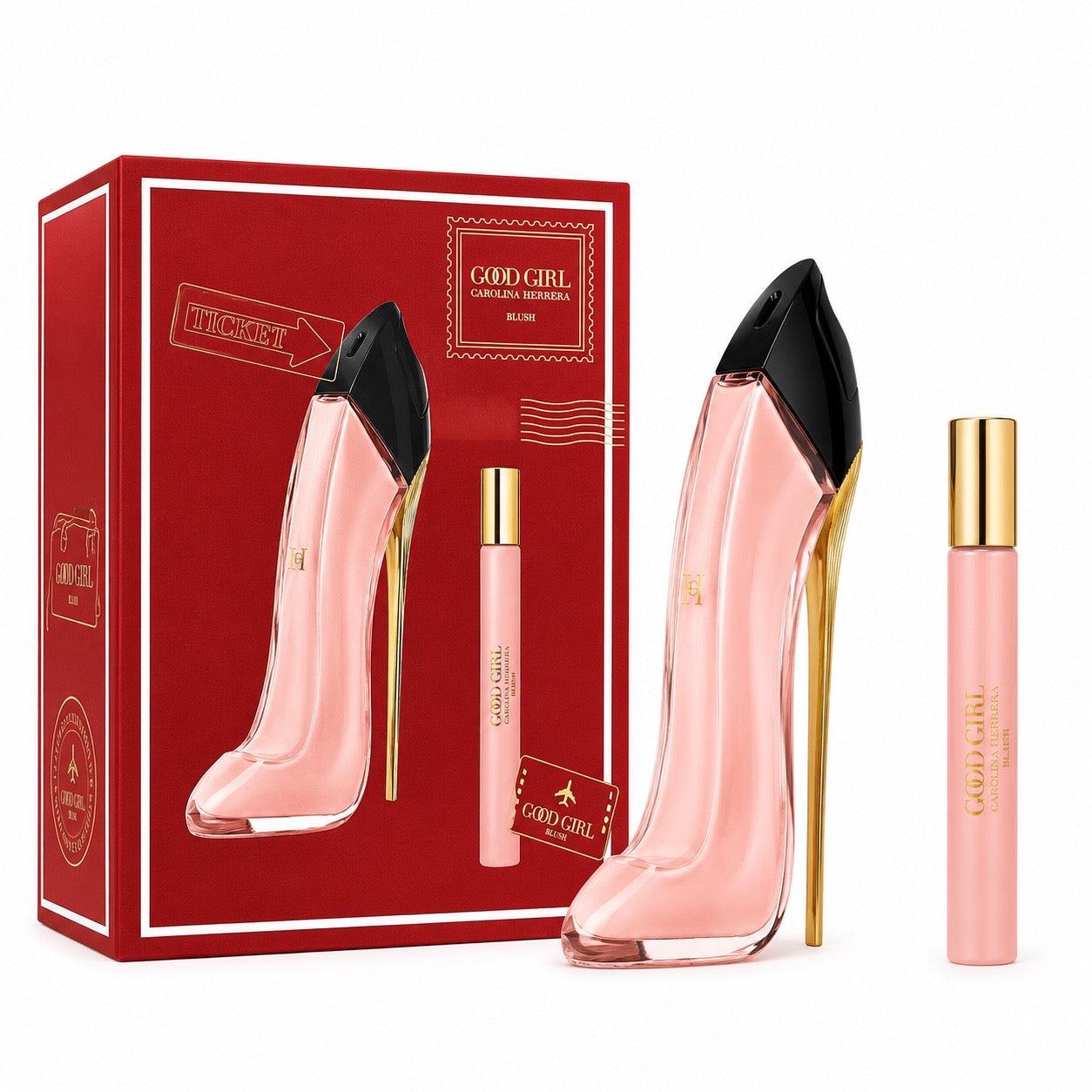 Carolina Herrera Good Girl Blush 2PC Set w/Mini EDP 80 ml/10 ml
