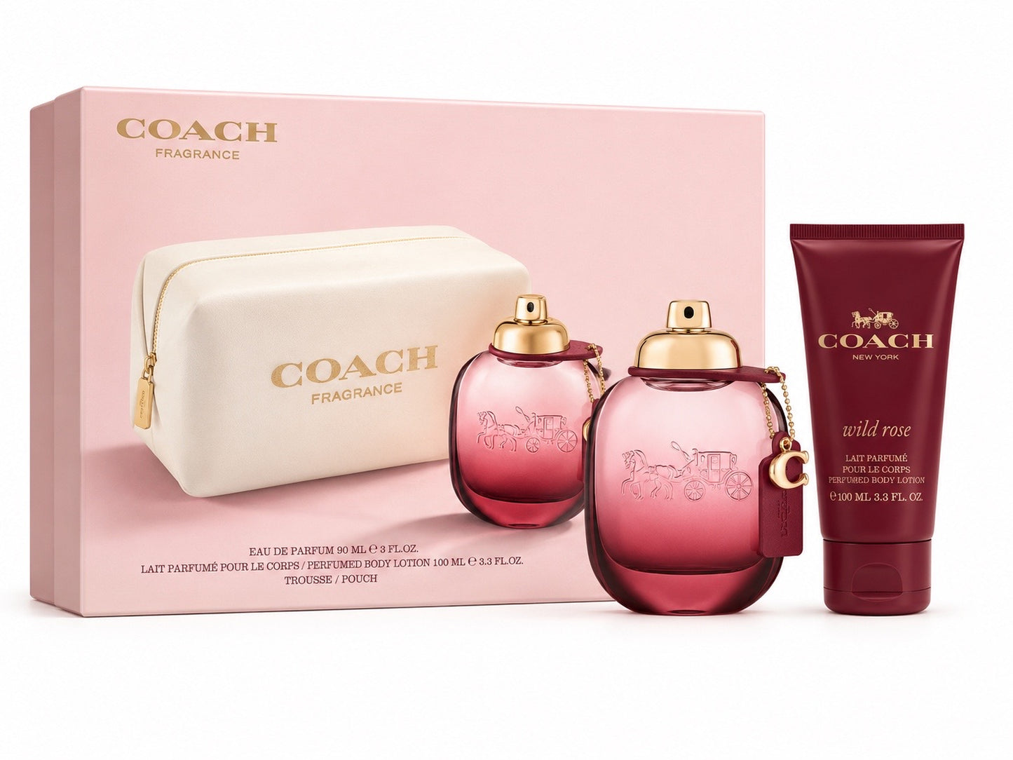 Coach New York Wild Rose 3-Piece Gift Set