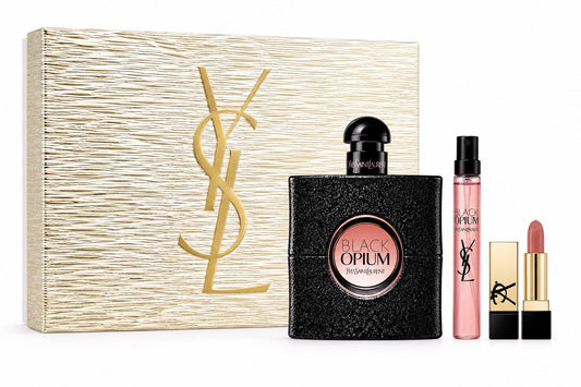 Yves Saint Laurent Black Opium 3-Piece with Lipstick Gift Set