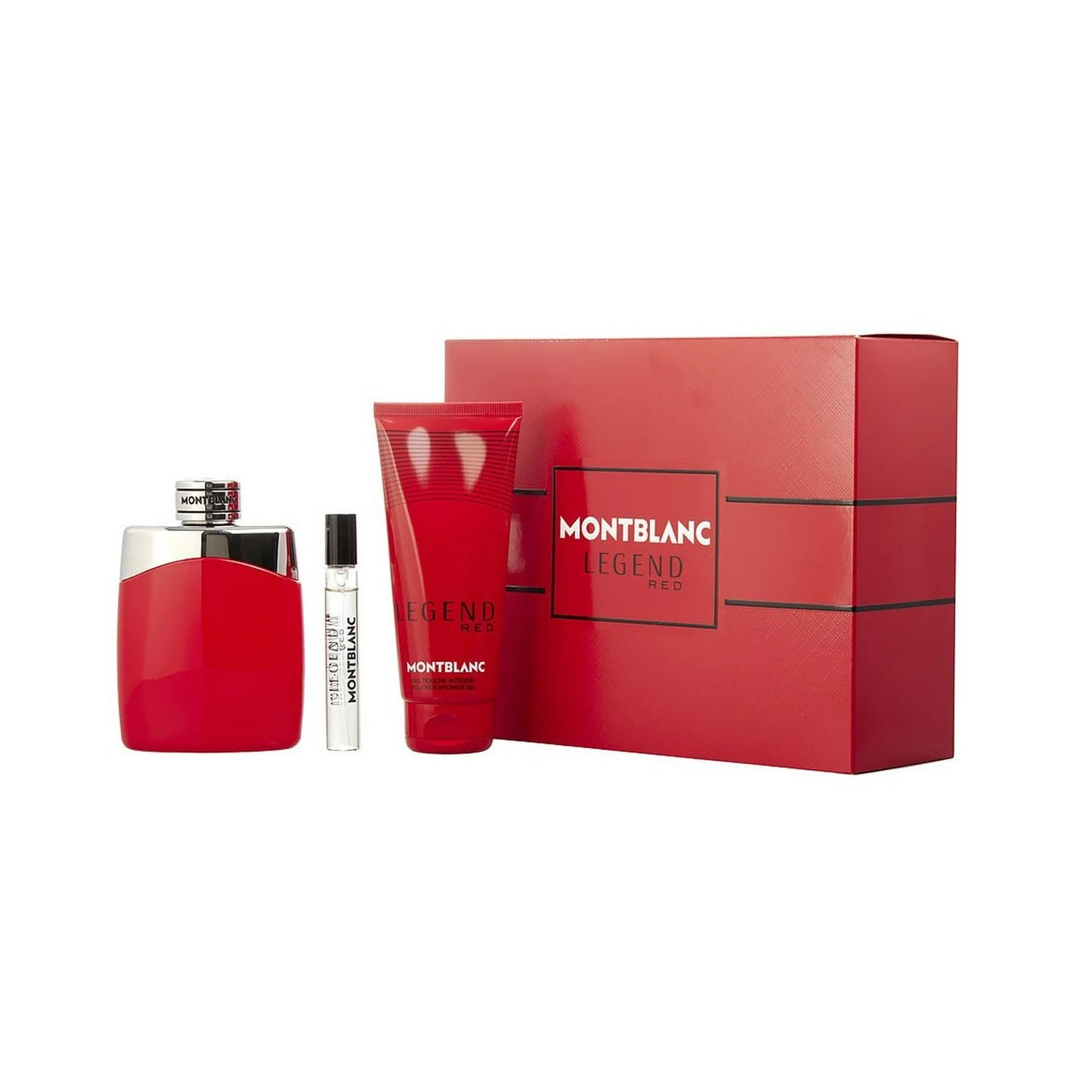 SET 3PCS MONTBLANC LEGEND RED