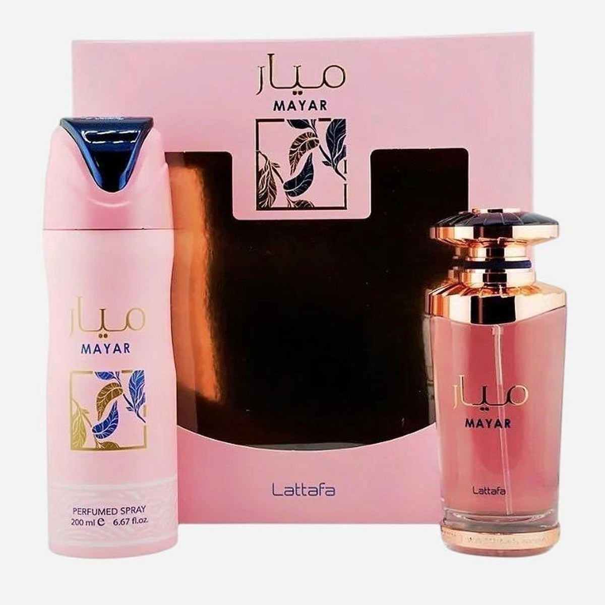 Lattafa Mayar 2pc Gift Set (EDP 100ml+ Perfume Spray 200ml)