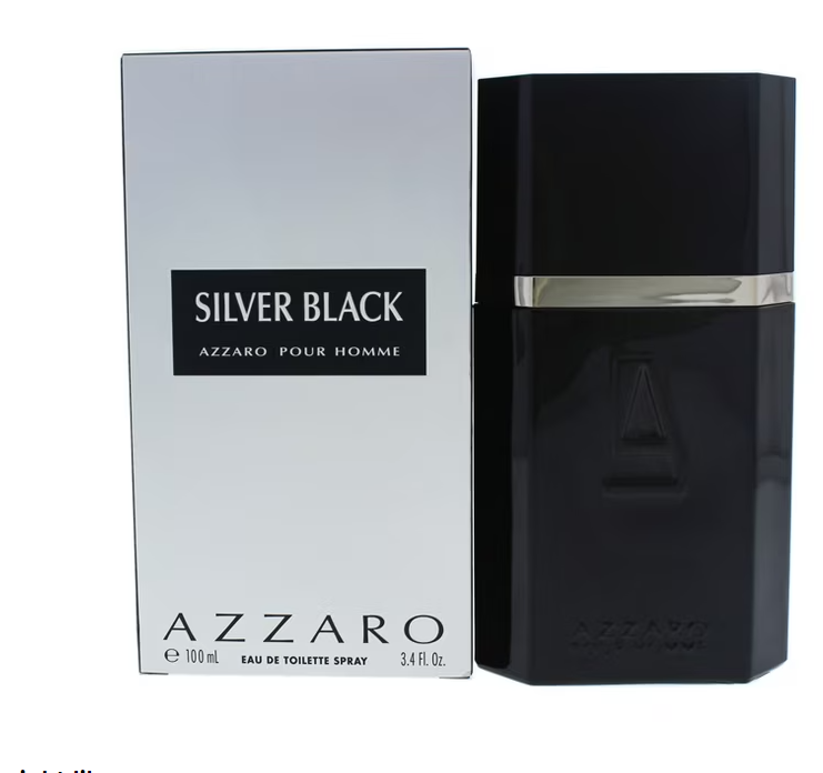 AZZARO SILVER BLACK EDT 100 Ml 3.4