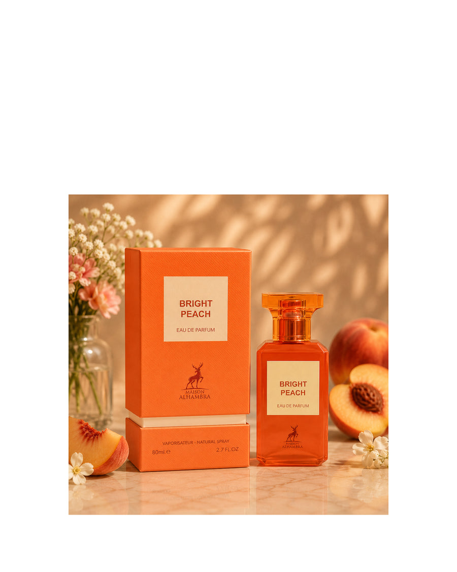 Maison Alhambra Bright Peach Eau de Parfum 80ml / 2.7oz