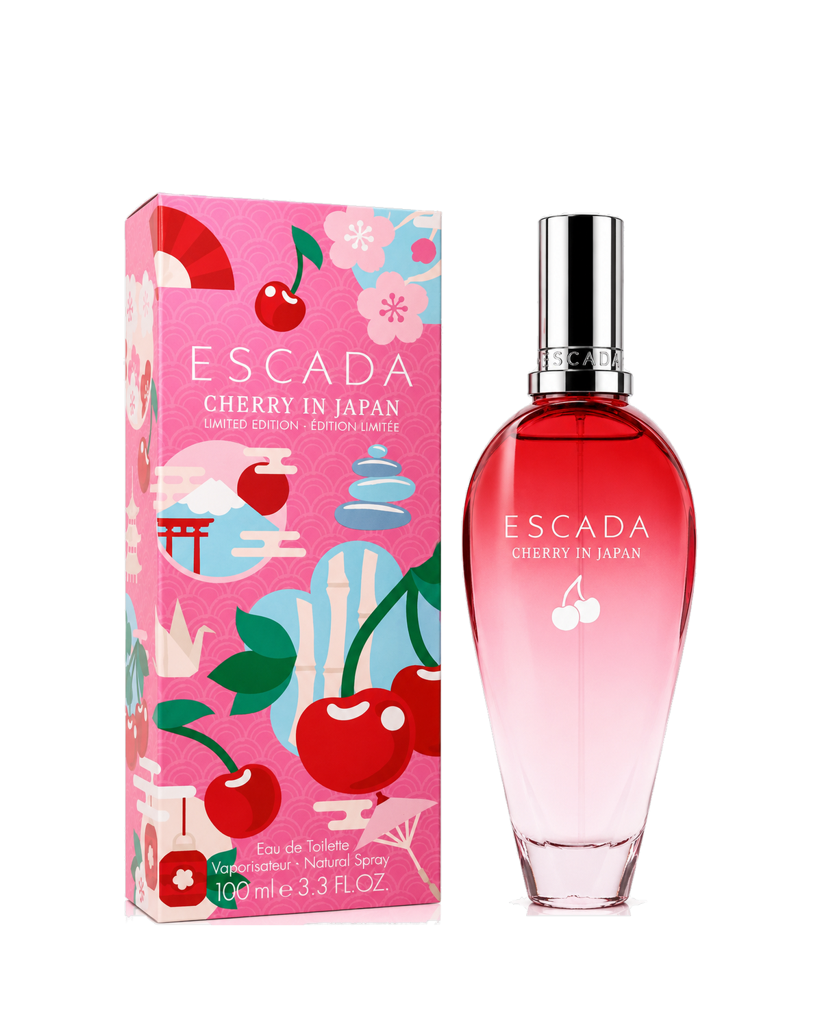 Escada Cherry in Japan Eau de Toilette Spray 3.3 oz / 100 ml – Limited Edition
