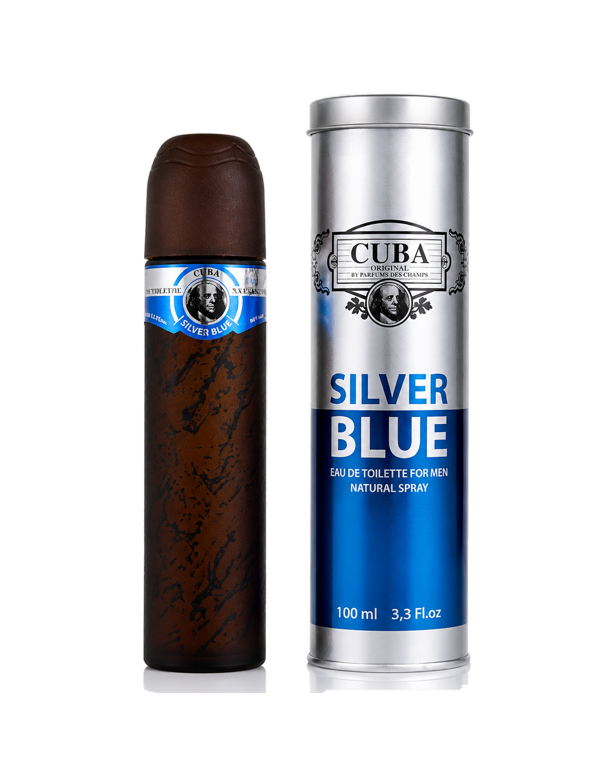 Cuba Silver Blue for Men EDT 100 ml
