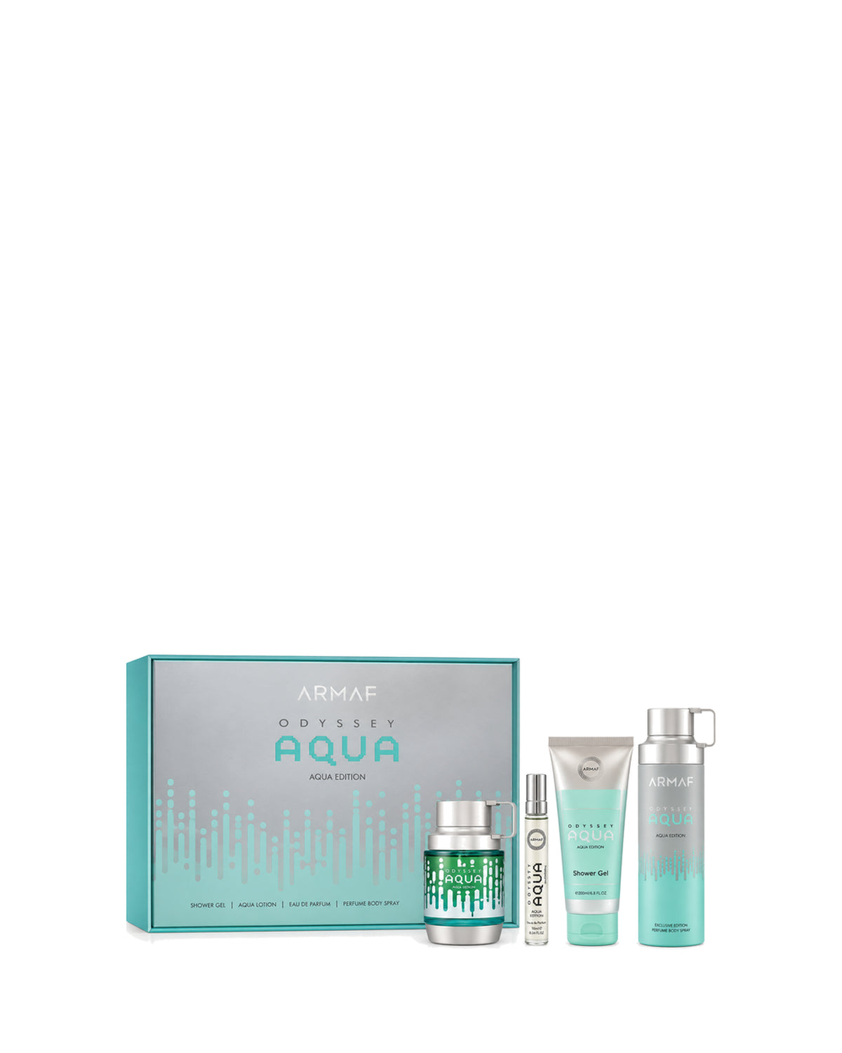 Armaf Odyssey Aqua Edition 4-Piece Gift Set