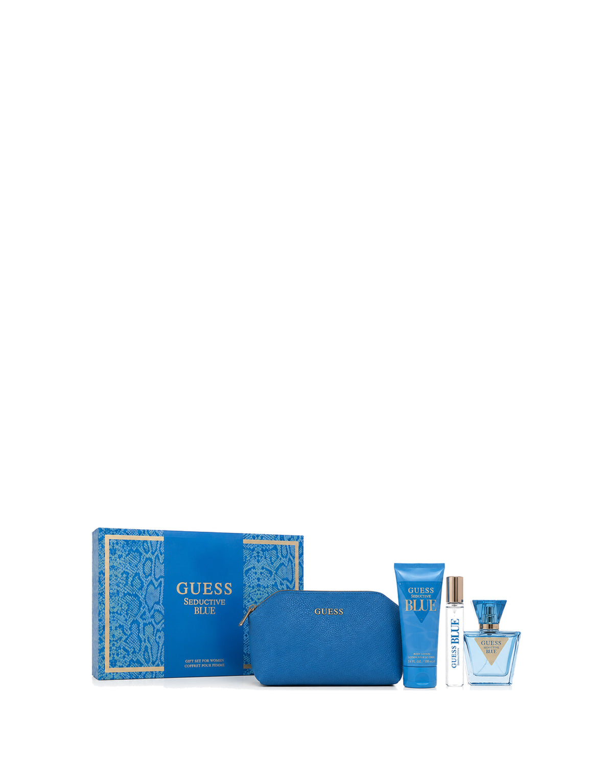 Guess Seductive Blue 4-Piece with Pouch EDT