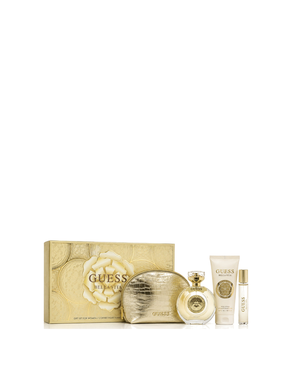 Guess Bella Vita 4-Piece with Pouch EDT