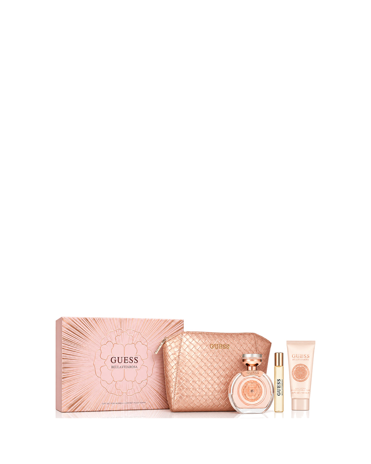 Guess Bella Vita Rosa 4-Piece with Pouch EDT