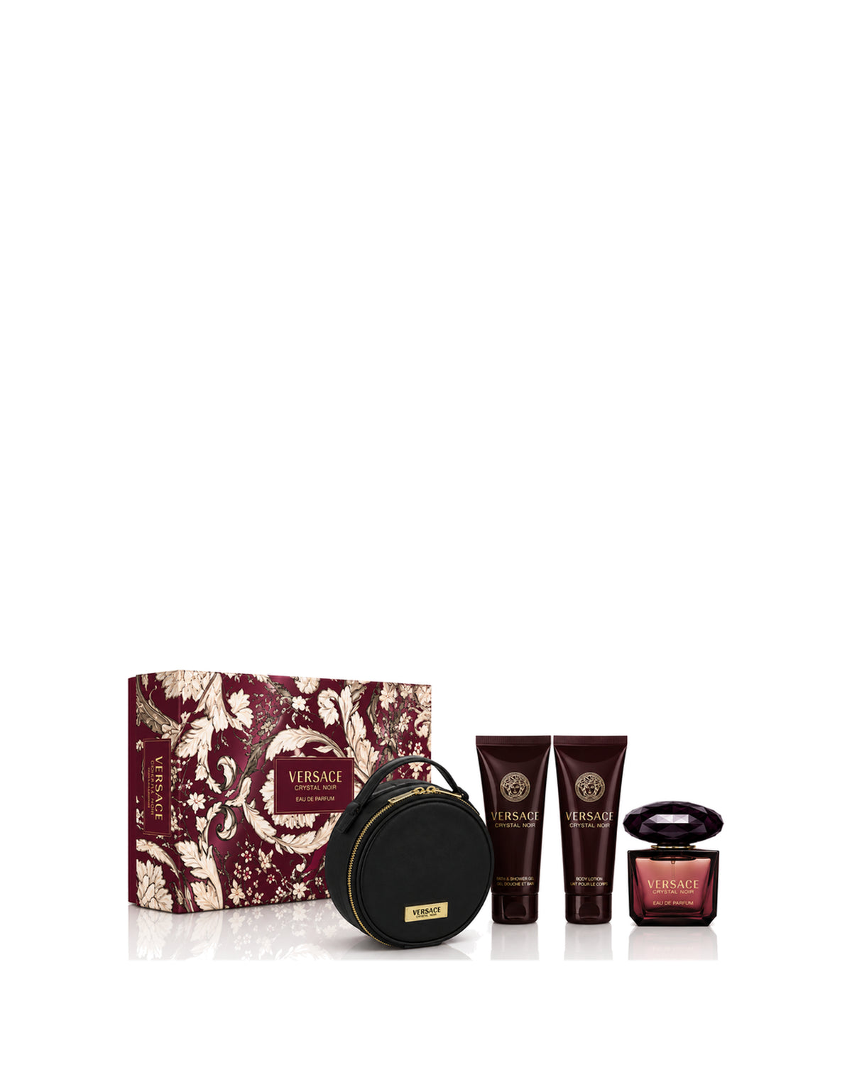 Versace Crystal Noir 4-Piece with Pouch EDP