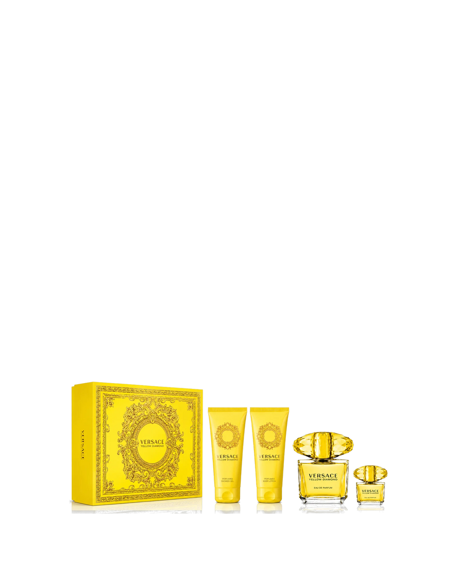 Versace Yellow Diamond 4-piece with Mini EDT