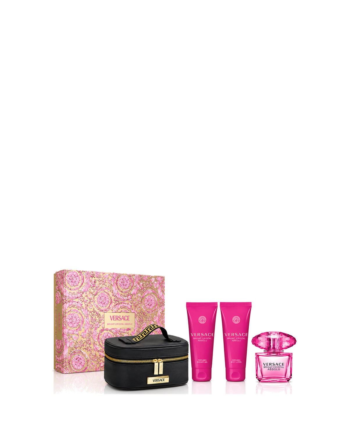 Versace Bright Crystal Absolu 4-Piece with Pouch EDP