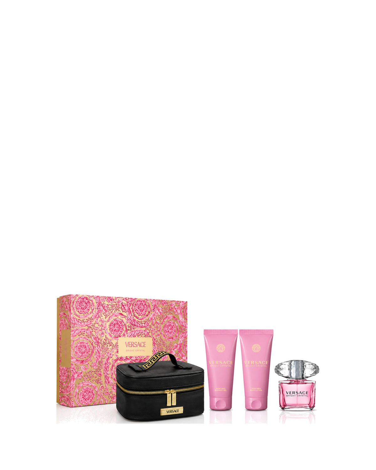 Versace Bright Crystal 4-Piece with Pouch EDT