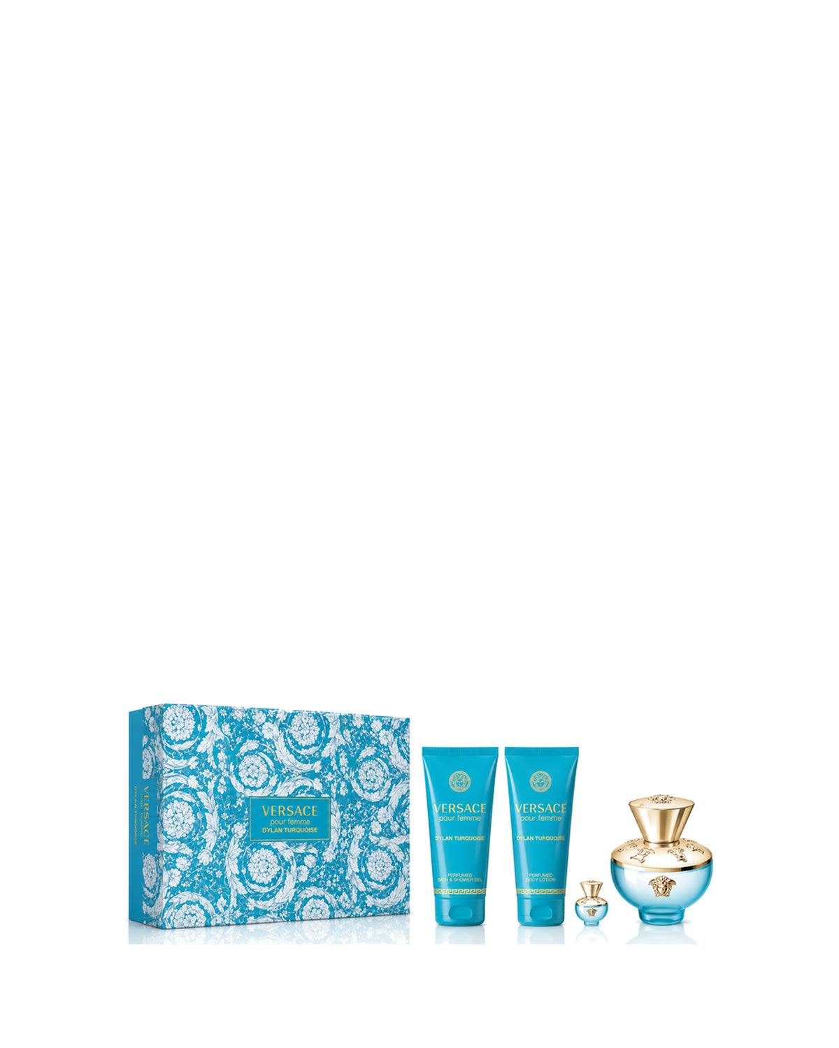 Versace Dylan Turquoise 4-Piece with Mini EDT